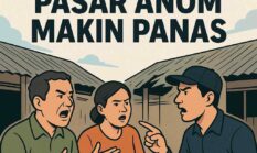 Konflik Kios Pasar Anom Memanas: Pekerjaan Kontraktor Jadi Sumber Perselisihan